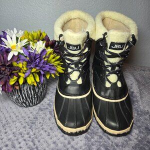 JBU Lizzy Lace-Up Waterproof Duck Boots – Size: 9 (Women’s)
